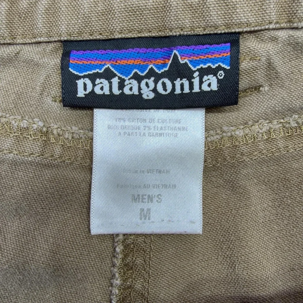 Patagonia Retro Grade Shorts Mens Medium Brown Organic Cotton Canvas 15 Inch